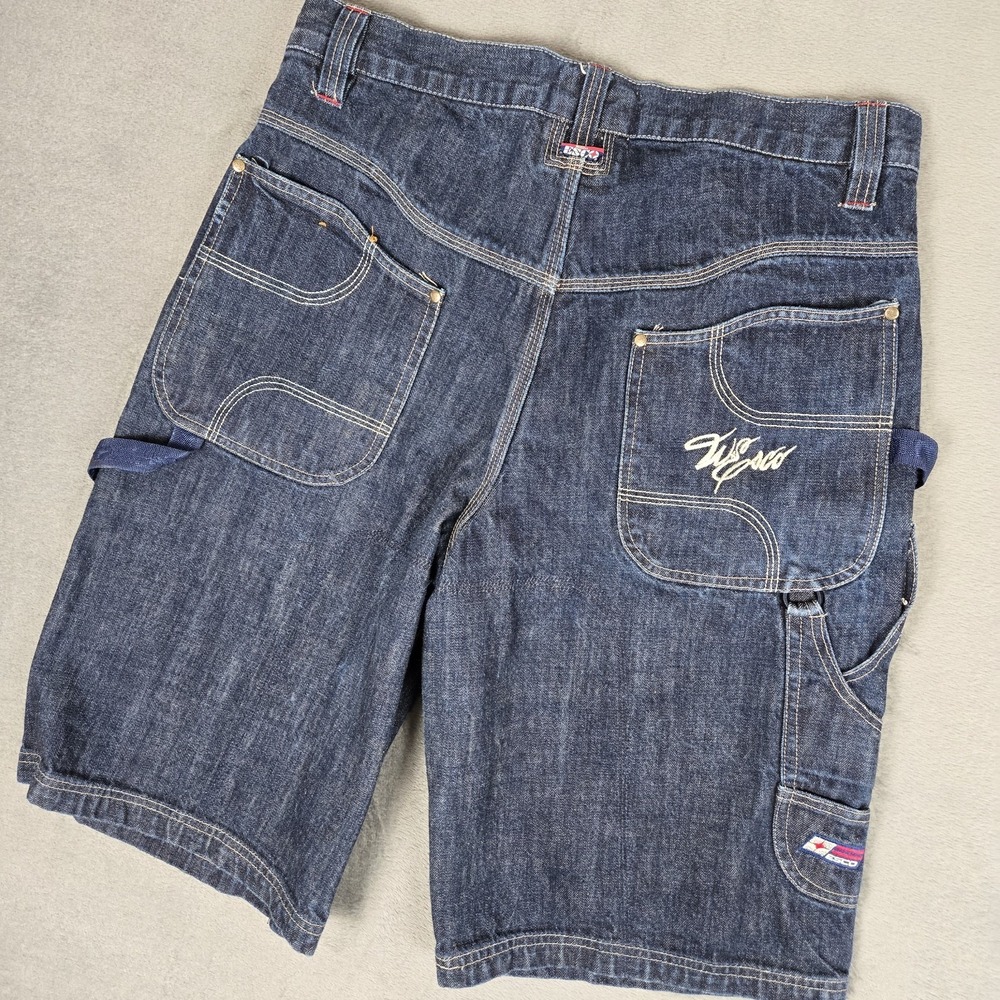 Vintage Willie Esco Mens Denim Shorts Mens 36 Baggy Fit Wide Leg Skater Y2K